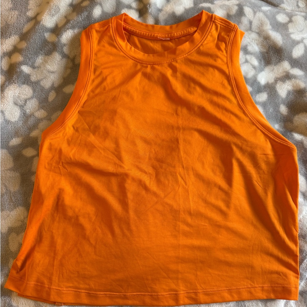 Lululemon Sleeveless Racerback Tank Orange